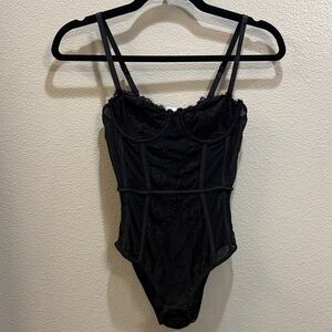 Princess Polly Black Lace Bodysuit